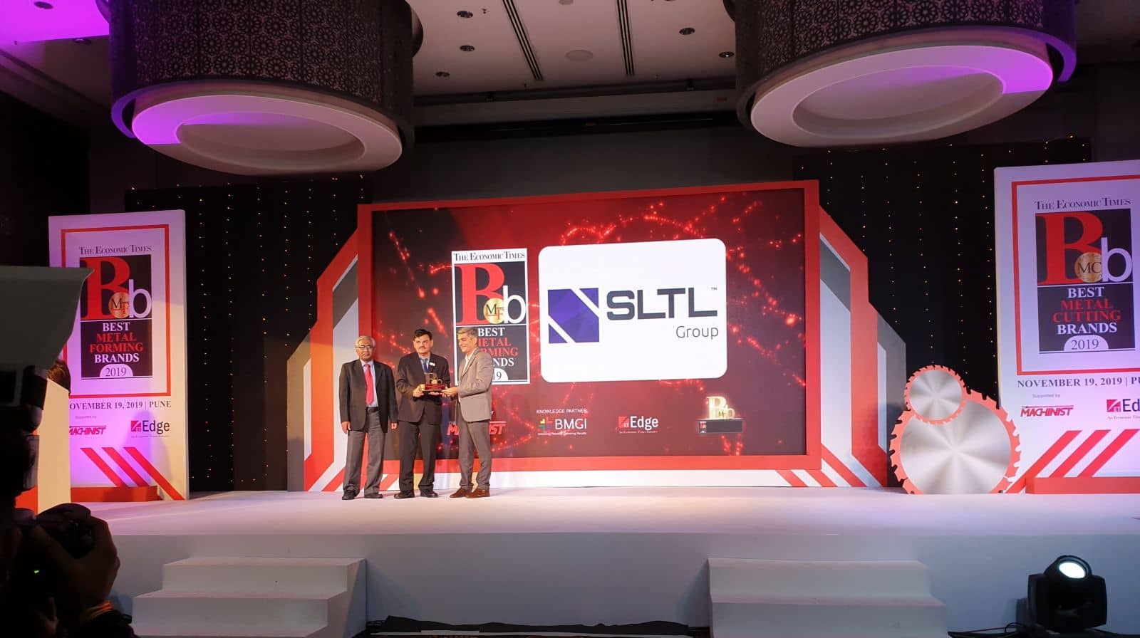 Economic Times Award - Best Brand in Metal Forming Industry 2019